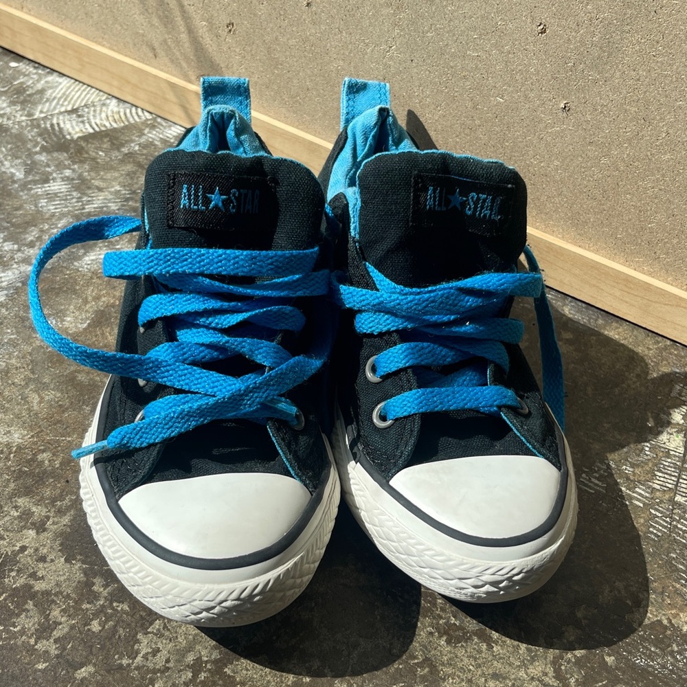 Converse All Star Black & Blue  Sneakers